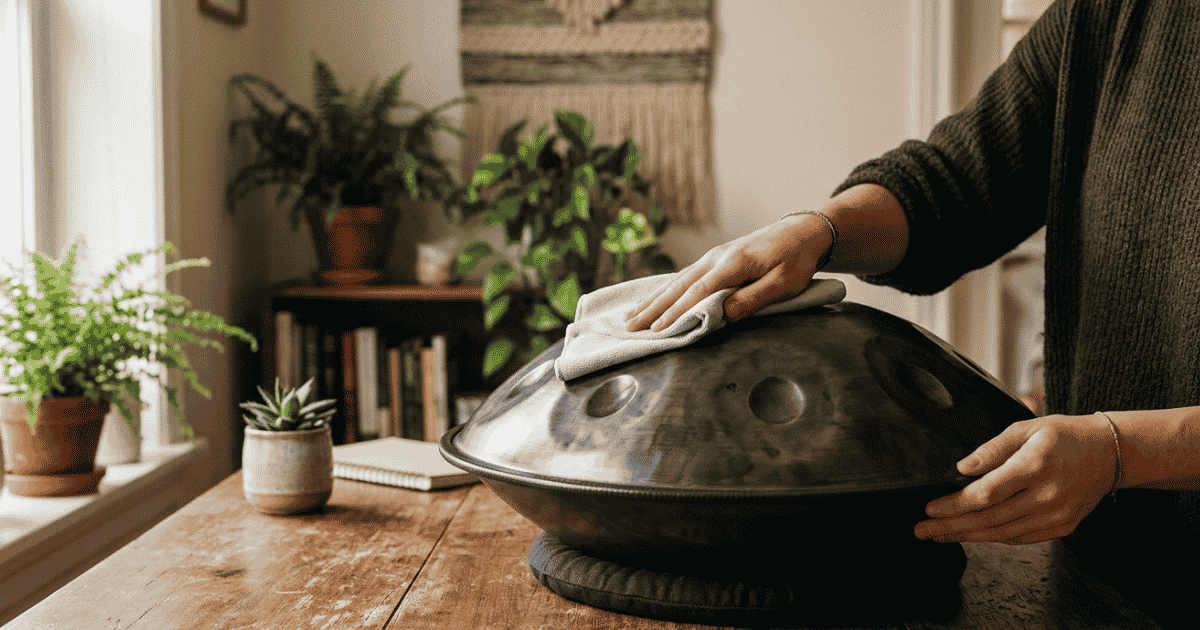 You are currently viewing Handpan instrumento priežiūra: kaip išlaikyti skambesį ir ilgaamžiškumą